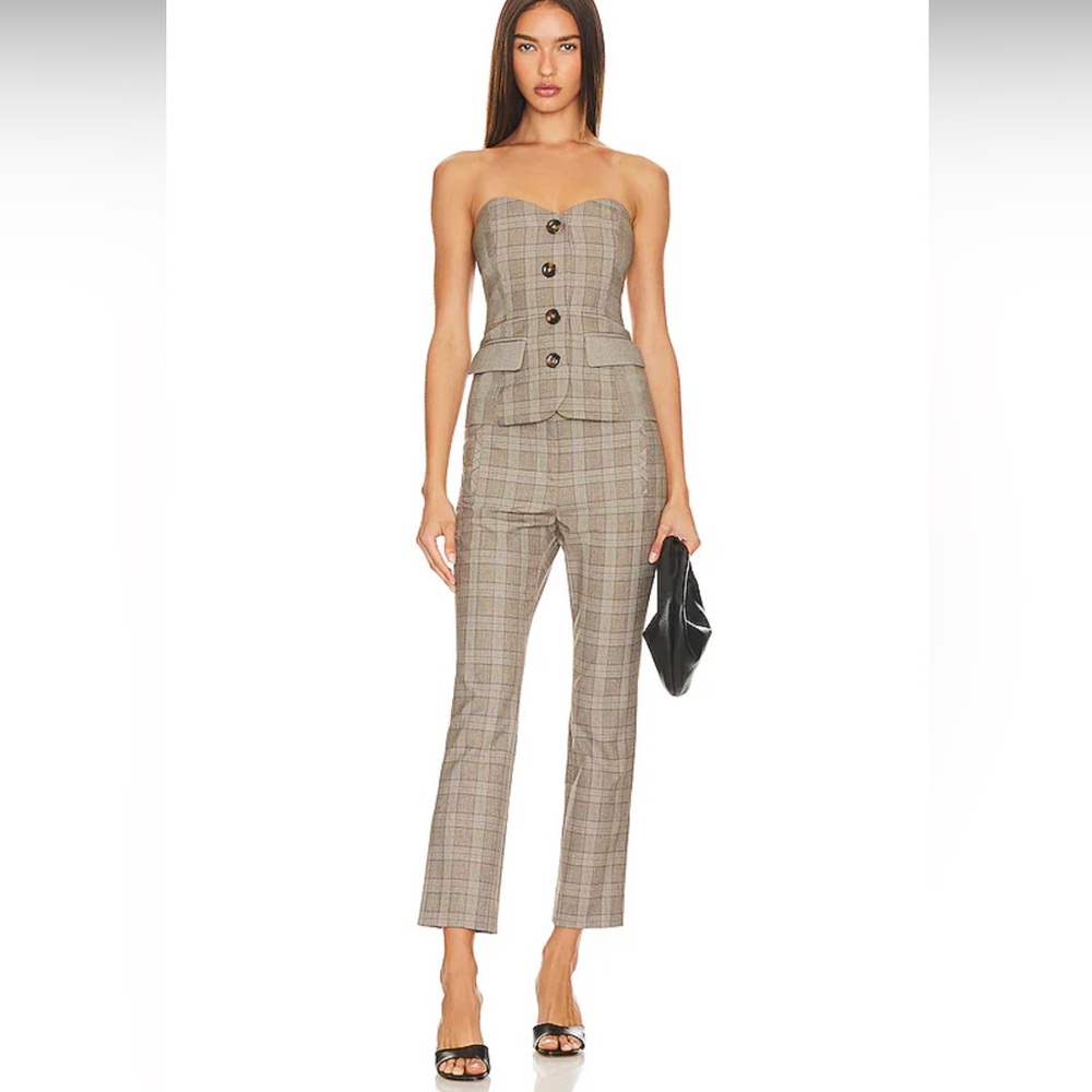 Veronica Beard Arte Pant (10) & Arlette Bustier (14). Can be sold separately.